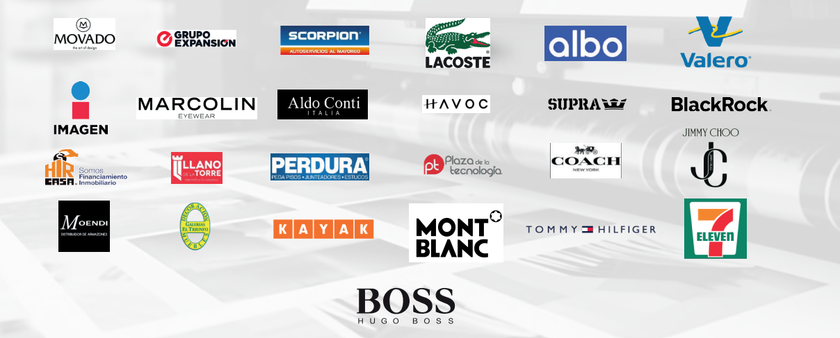 Marcas con las que trabajamos en Global Marketing